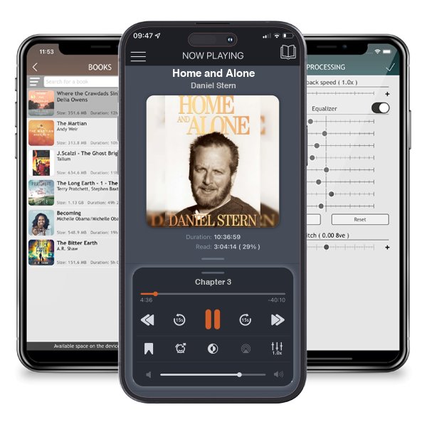 Download fo free audiobook Home and Alone by Daniel Stern and listen anywhere on your iOS devices in the ListenBook app.