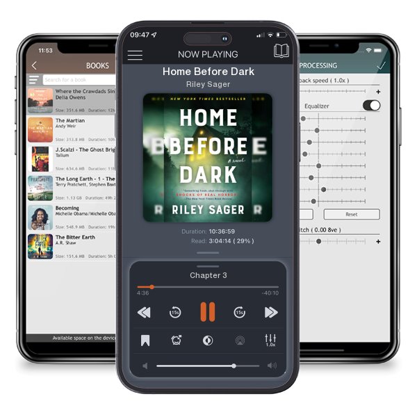 Download fo free audiobook Home Before Dark by Riley Sager and listen anywhere on your iOS devices in the ListenBook app.
