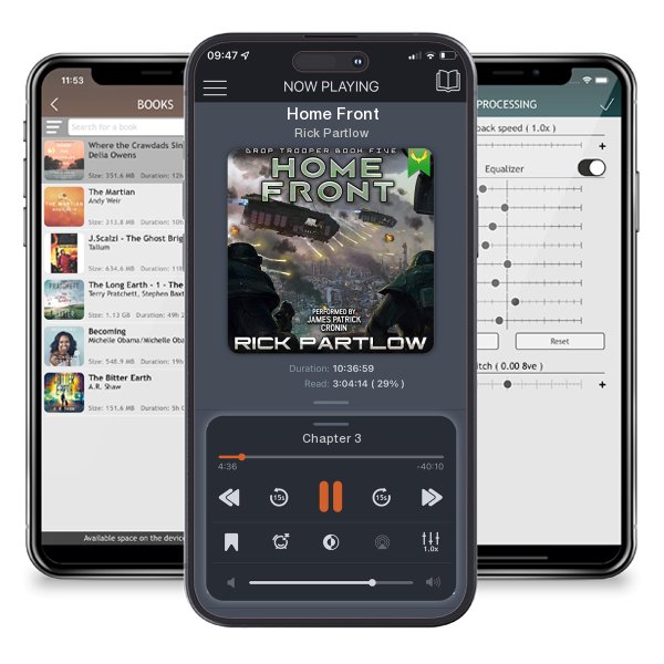 Download fo free audiobook Home Front by Rick Partlow and listen anywhere on your iOS devices in the ListenBook app.