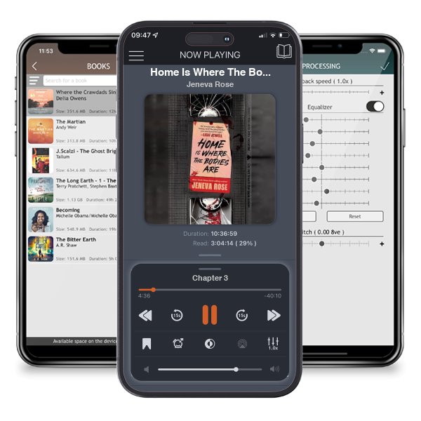 Download fo free audiobook Home Is Where The Bodies Are by Jeneva Rose and listen anywhere on your iOS devices in the ListenBook app.