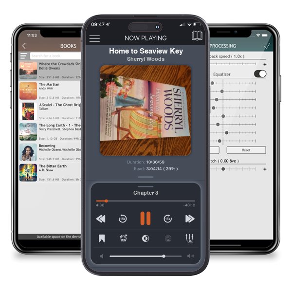 Download fo free audiobook Home to Seaview Key by Sherryl Woods and listen anywhere on your iOS devices in the ListenBook app.