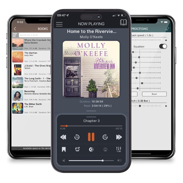 Download fo free audiobook Home to the Riverview Inn by Molly O'Keefe and listen anywhere on your iOS devices in the ListenBook app.