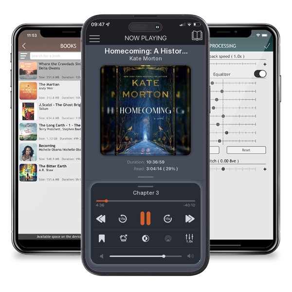 Download fo free audiobook Homecoming: A Historical Mystery by Kate Morton and listen anywhere on your iOS devices in the ListenBook app.