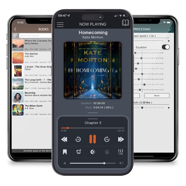Download fo free audiobook Homecoming by Kate Morton and listen anywhere on your iOS devices in the ListenBook app.