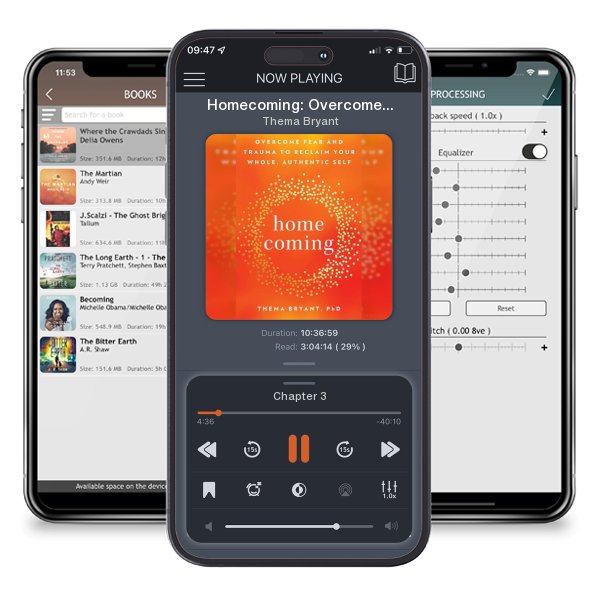 Download fo free audiobook Homecoming: Overcome Fear and Trauma to Reclaim Your Whole,... by Thema Bryant and listen anywhere on your iOS devices in the ListenBook app.
