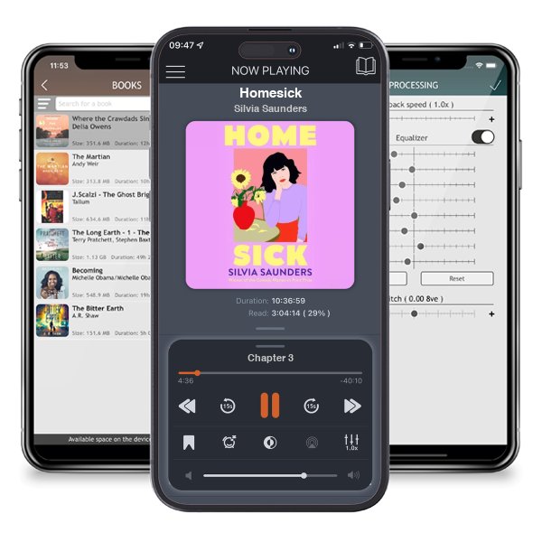 Download fo free audiobook Homesick by Silvia Saunders and listen anywhere on your iOS devices in the ListenBook app.