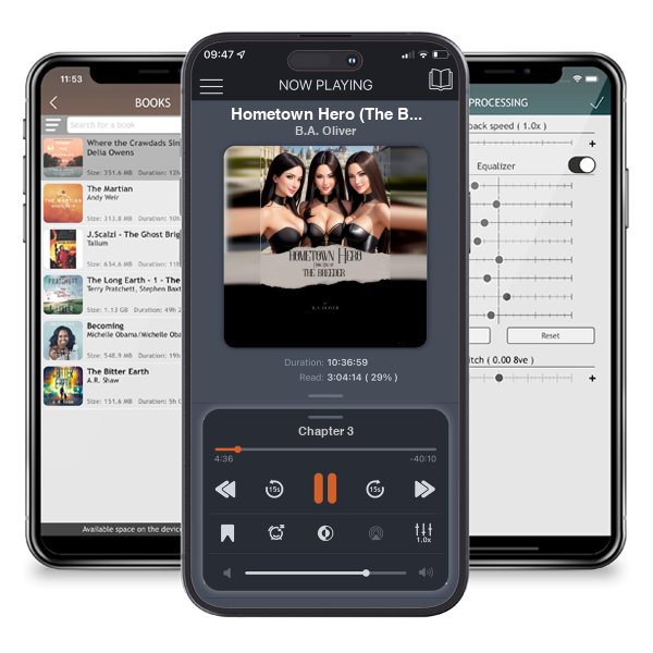 Download fo free audiobook Hometown Hero (The Breeder Book 1) by B.A. Oliver and listen anywhere on your iOS devices in the ListenBook app.