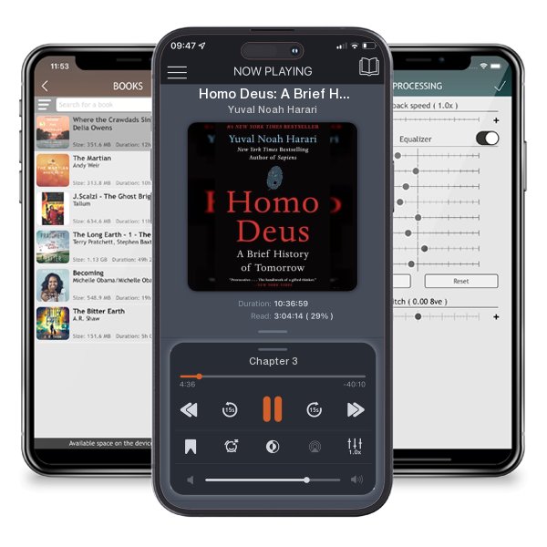 Download fo free audiobook Homo Deus: A Brief History of Tomorrow by Yuval Noah Harari and listen anywhere on your iOS devices in the ListenBook app.