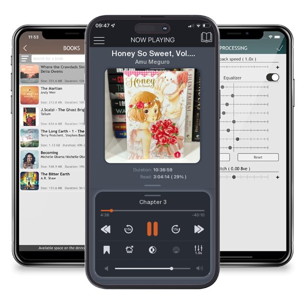 Download fo free audiobook Honey So Sweet, Vol. 1 by Amu Meguro and listen anywhere on your iOS devices in the ListenBook app.