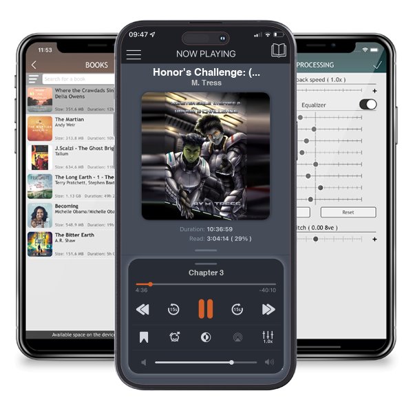 Download fo free audiobook Honor\'s Challenge: (Monster Girls in Space Book 2) by M. Tress and listen anywhere on your iOS devices in the ListenBook app.