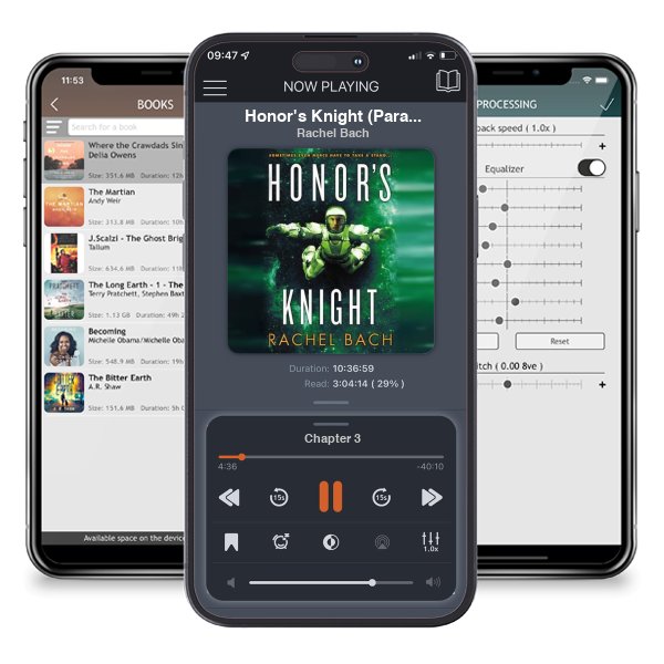 Download fo free audiobook Honor\'s Knight (Paradox, #2) by Rachel Bach and listen anywhere on your iOS devices in the ListenBook app.