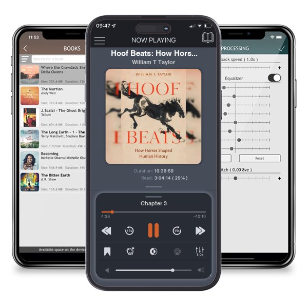 Download fo free audiobook Hoof Beats: How Horses Shaped Human History by William T Taylor and listen anywhere on your iOS devices in the ListenBook app.