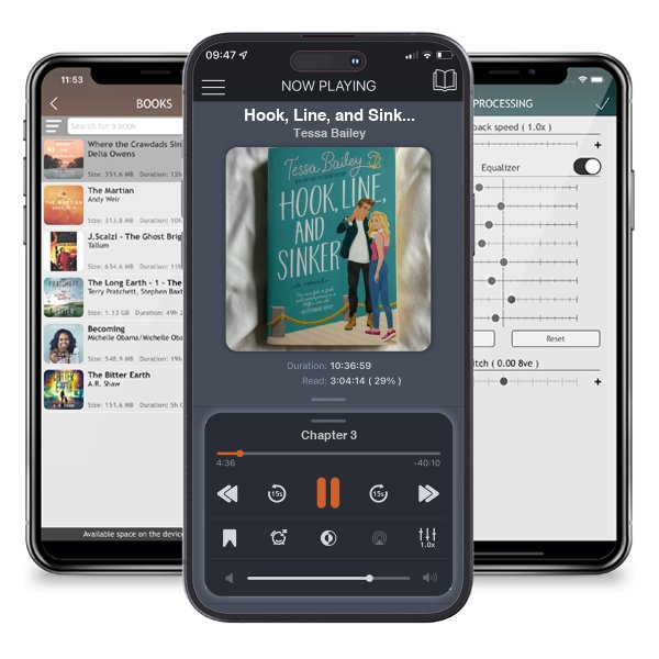 Download fo free audiobook Hook, Line, and Sinker by Tessa Bailey and listen anywhere on your iOS devices in the ListenBook app.