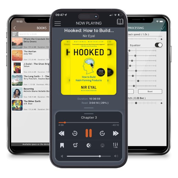 Download fo free audiobook Hooked: How to Build Habit-Forming Products by Nir Eyal and listen anywhere on your iOS devices in the ListenBook app.