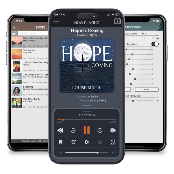 Download fo free audiobook Hope Is Coming by Louise Blyth and listen anywhere on your iOS devices in the ListenBook app.