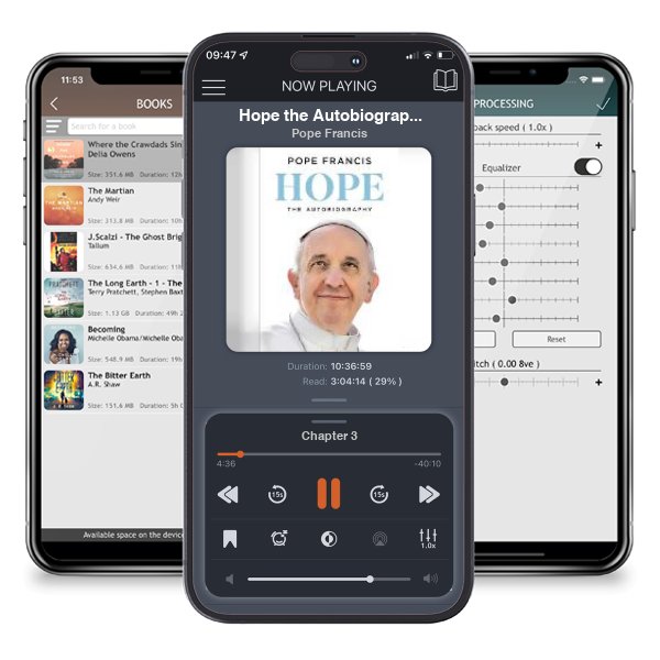 Download fo free audiobook Hope the Autobiography by Pope Francis and listen anywhere on your iOS devices in the ListenBook app.