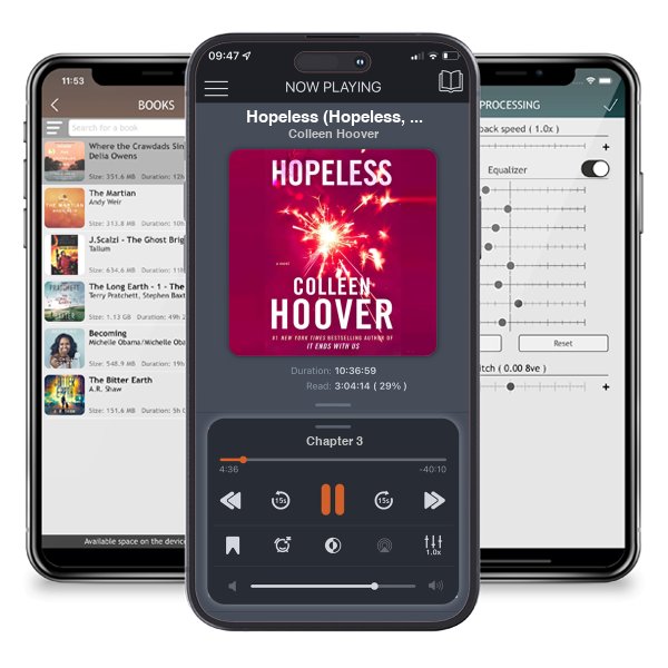 Download fo free audiobook Hopeless (Hopeless, #1) by Colleen Hoover and listen anywhere on your iOS devices in the ListenBook app.