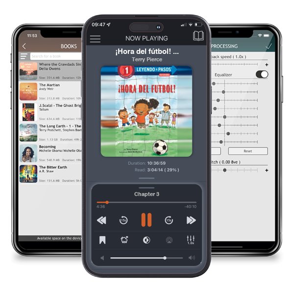 Descargar audiolibro gratis ¡Hora del fútbol! (Soccer Time! Spanish Edition) by Terry Pierce y escuchar en cualquier lugar en sus dispositivos iOS en la aplicación ListenBook.