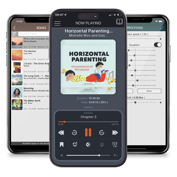 Download fo free audiobook Horizontal Parenting: How to Entertain Your Kid While Lying Down by Michelle Woo and Dasha Tolstikova and listen anywhere on your iOS devices in the ListenBook app.