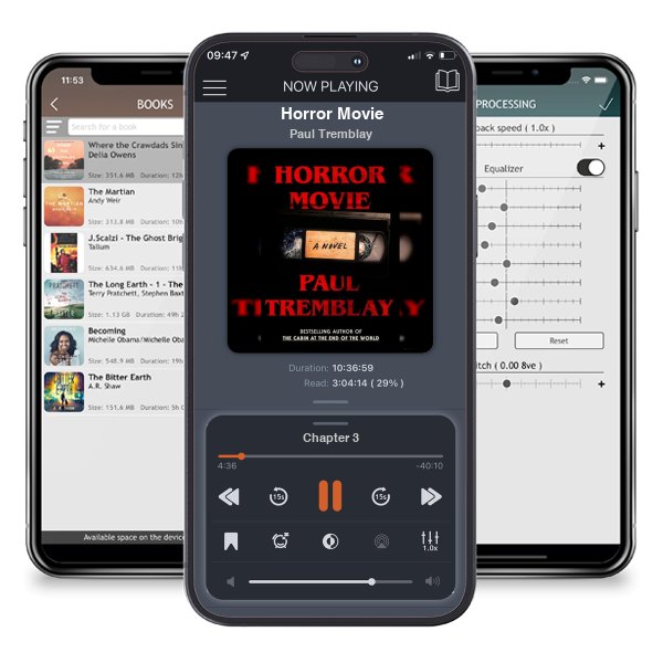 Download fo free audiobook Horror Movie by Paul Tremblay and listen anywhere on your iOS devices in the ListenBook app.