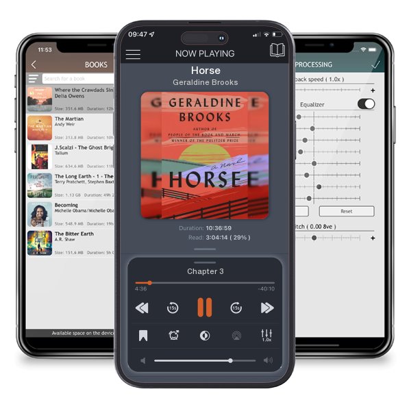 Download fo free audiobook Horse by Geraldine Brooks and listen anywhere on your iOS devices in the ListenBook app.