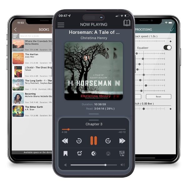 Download fo free audiobook Horseman: A Tale of Sleepy Hollow by Christina Henry and listen anywhere on your iOS devices in the ListenBook app.