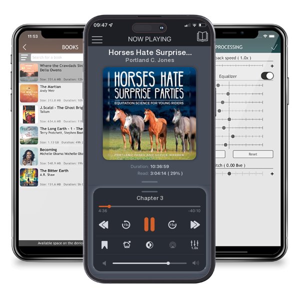 Download fo free audiobook Horses Hate Surprise Parties: Equitation Science for Young Riders by Portland C. Jones and listen anywhere on your iOS devices in the ListenBook app.