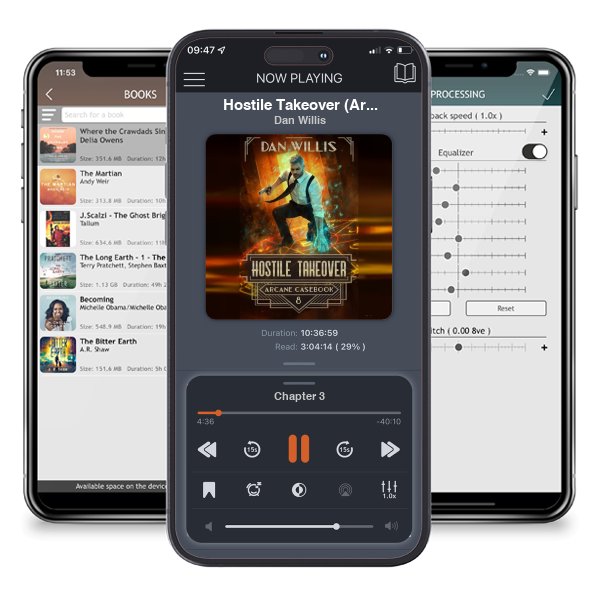 Download fo free audiobook Hostile Takeover (Arcane Casebook Book 8) by Dan Willis and listen anywhere on your iOS devices in the ListenBook app.
