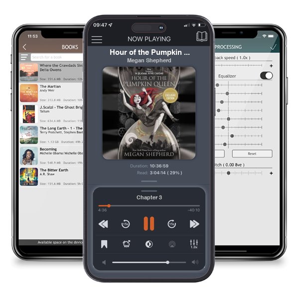 Download fo free audiobook Hour of the Pumpkin Queen: Tim Burton\'s The Nightmare Before Christmas (B&N Exclusive Edition) by Megan Shepherd and listen anywhere on your iOS devices in the ListenBook app.