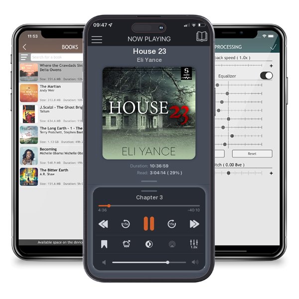 Download fo free audiobook House 23 by Eli Yance and listen anywhere on your iOS devices in the ListenBook app.