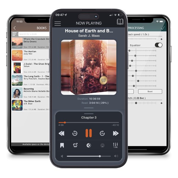 Download fo free audiobook House of Earth and Blood (B&N Exclusive Edition) (Crescent City Series #1) by Sarah J. Maas and listen anywhere on your iOS devices in the ListenBook app.