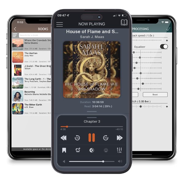 Download fo free audiobook House of Flame and Shadow by Sarah J. Maas and listen anywhere on your iOS devices in the ListenBook app.