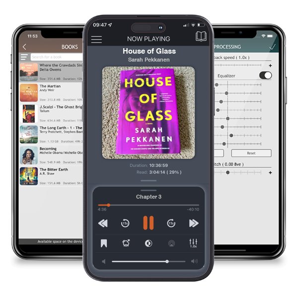 Download fo free audiobook House of Glass by Sarah Pekkanen and listen anywhere on your iOS devices in the ListenBook app.