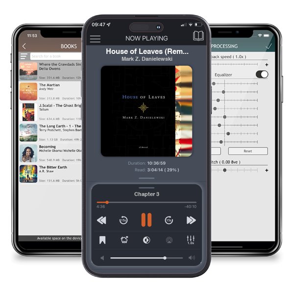 Download fo free audiobook House of Leaves (Remastered Full-Color Edition) by Mark Z. Danielewski and listen anywhere on your iOS devices in the ListenBook app.