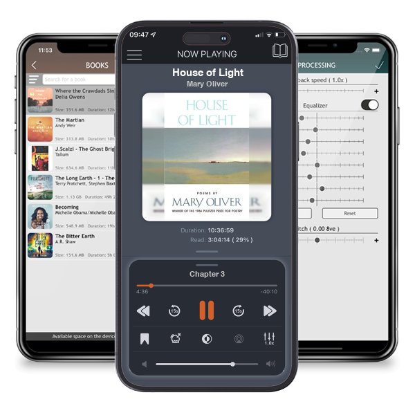 Download fo free audiobook House of Light by Mary Oliver and listen anywhere on your iOS devices in the ListenBook app.