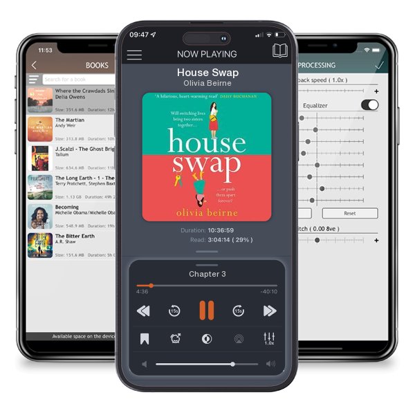 Download fo free audiobook House Swap by Olivia Beirne and listen anywhere on your iOS devices in the ListenBook app.