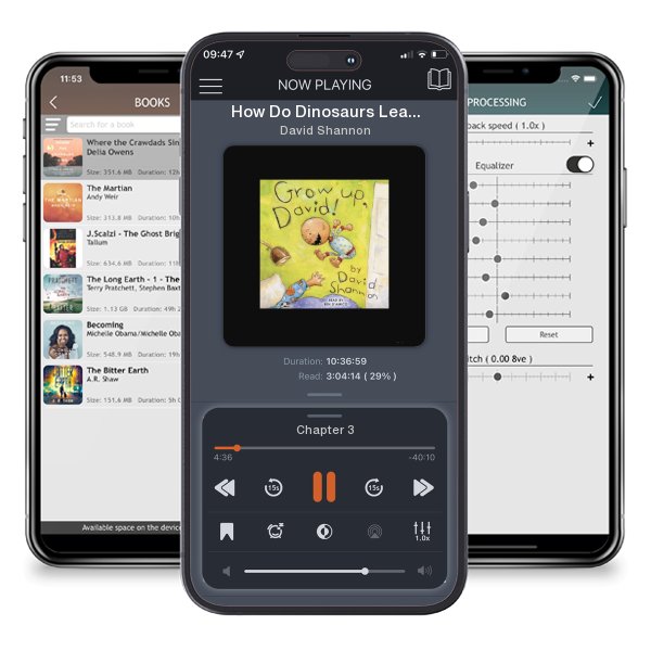 Download fo free audiobook How Do Dinosaurs Learn to Read? by David Shannon and listen anywhere on your iOS devices in the ListenBook app.