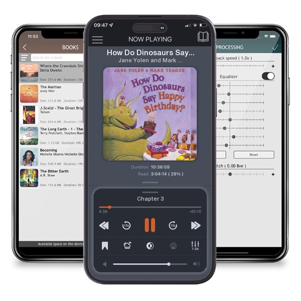 Download fo free audiobook How Do Dinosaurs Say Happy Birthday? by Jane Yolen and Mark Teague and listen anywhere on your iOS devices in the ListenBook app.