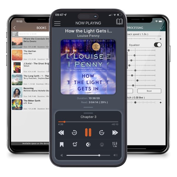 Download fo free audiobook How the Light Gets in by Louise Penny and listen anywhere on your iOS devices in the ListenBook app.