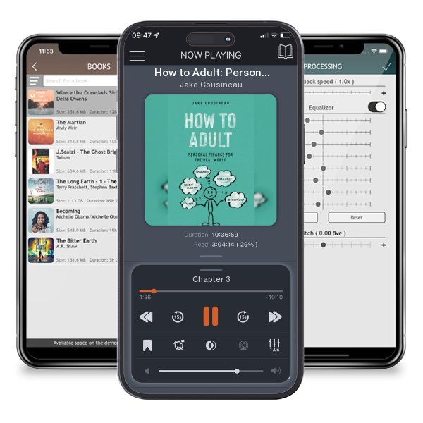Download fo free audiobook How to Adult: Personal Finance for the Real World by Jake Cousineau and listen anywhere on your iOS devices in the ListenBook app.