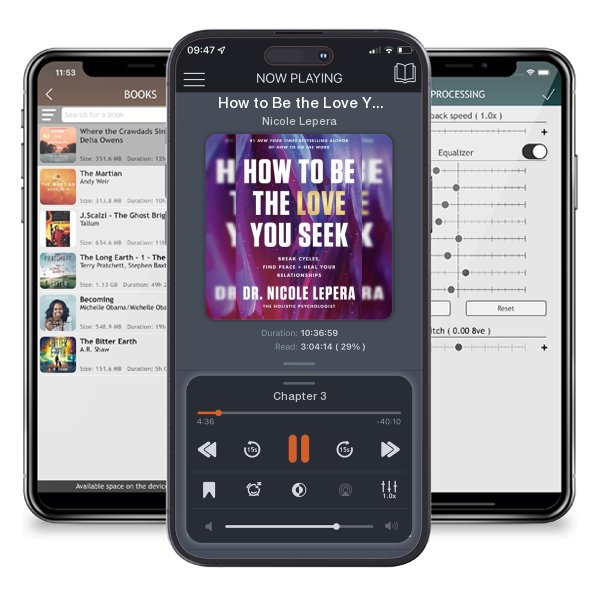 Download fo free audiobook How to Be the Love You Seek: Break Cycles, Find Peace, and... by Nicole Lepera and listen anywhere on your iOS devices in the ListenBook app.
