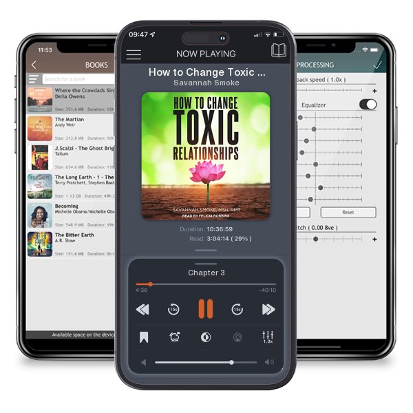 Download fo free audiobook How to Change Toxic Relationships by Savannah Smoke and listen anywhere on your iOS devices in the ListenBook app.