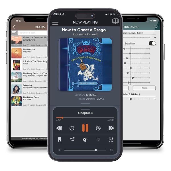 Download fo free audiobook How to Cheat a Dragon\'s Curse (How to Train Your Dragon Series #4) by Cressida Cowell and listen anywhere on your iOS devices in the ListenBook app.