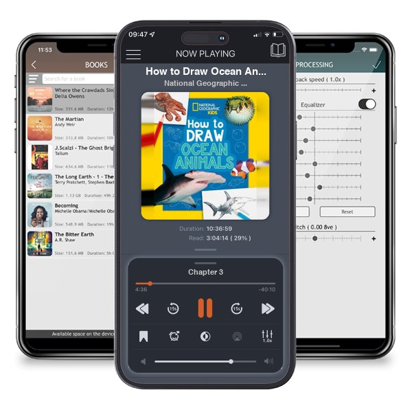Download fo free audiobook How to Draw Ocean Animals: A Step-by-Step Learn to Draw Book for Kids Aged 6+ - National Geographic Kids by National Geographic Kids and listen anywhere on your iOS devices in the ListenBook app.