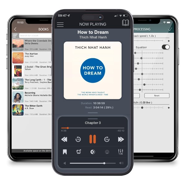 Download fo free audiobook How to Dream by Thich Nhat Hanh and listen anywhere on your iOS devices in the ListenBook app.