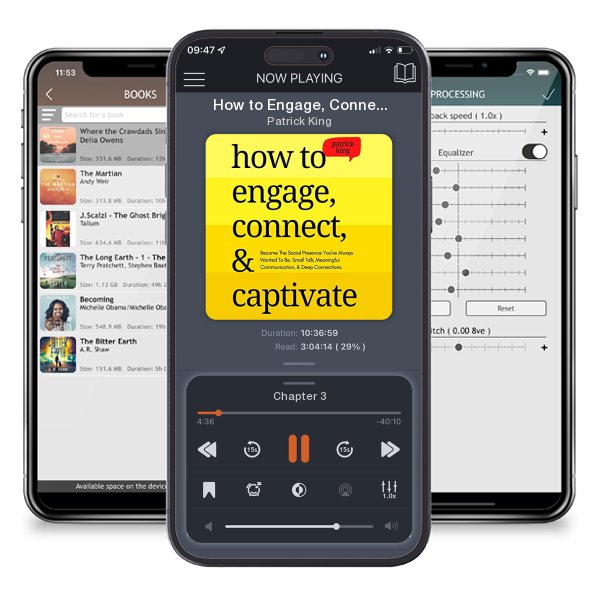 Download fo free audiobook How to Engage, Connect, & Captivate by Patrick King and listen anywhere on your iOS devices in the ListenBook app.