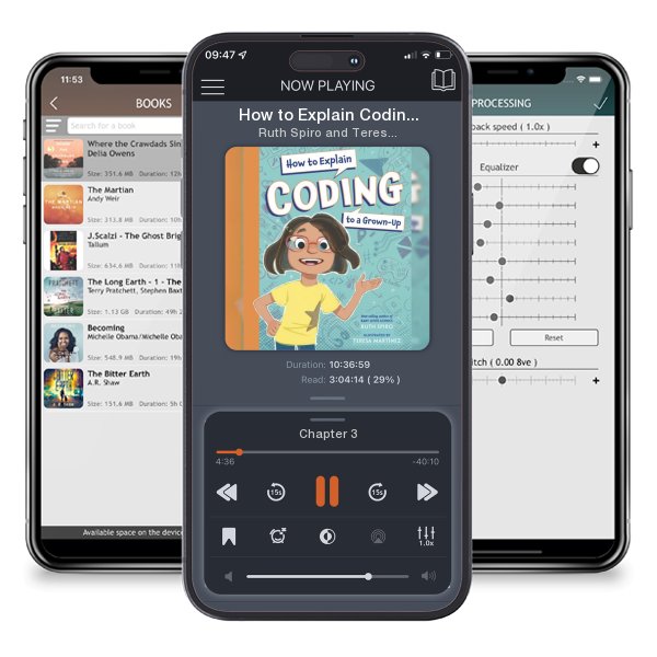 Download fo free audiobook How to Explain Coding to a Grown-Up by Ruth Spiro and Teresa Martinez and listen anywhere on your iOS devices in the ListenBook app.