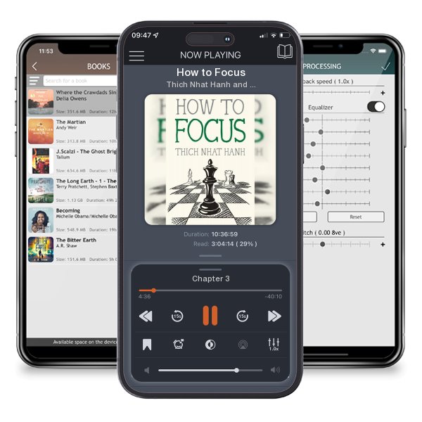 Download fo free audiobook How to Focus by Thich Nhat Hanh and Jason Deantonis and listen anywhere on your iOS devices in the ListenBook app.