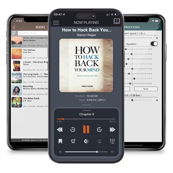 Download fo free audiobook How to Hack Back Your Mind: Reclaim Control Over Your Life by Ramzi Najjar and listen anywhere on your iOS devices in the ListenBook app.