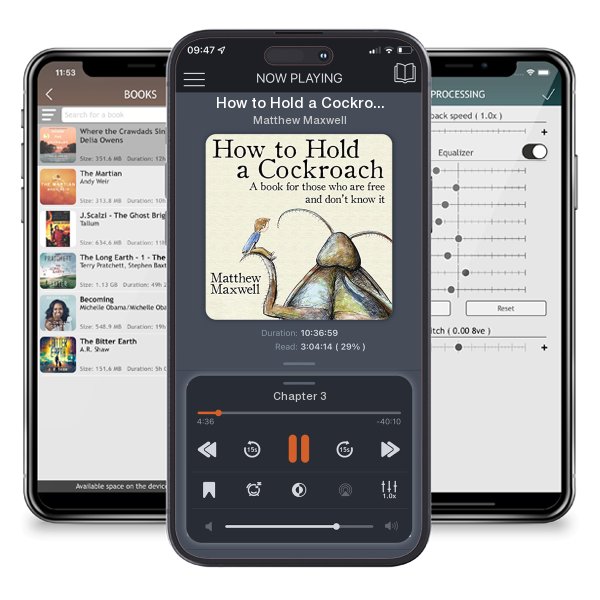 Download fo free audiobook How to Hold a Cockroach: A Book for Those Who Are Free and Don’t Know It by Matthew Maxwell and listen anywhere on your iOS devices in the ListenBook app.